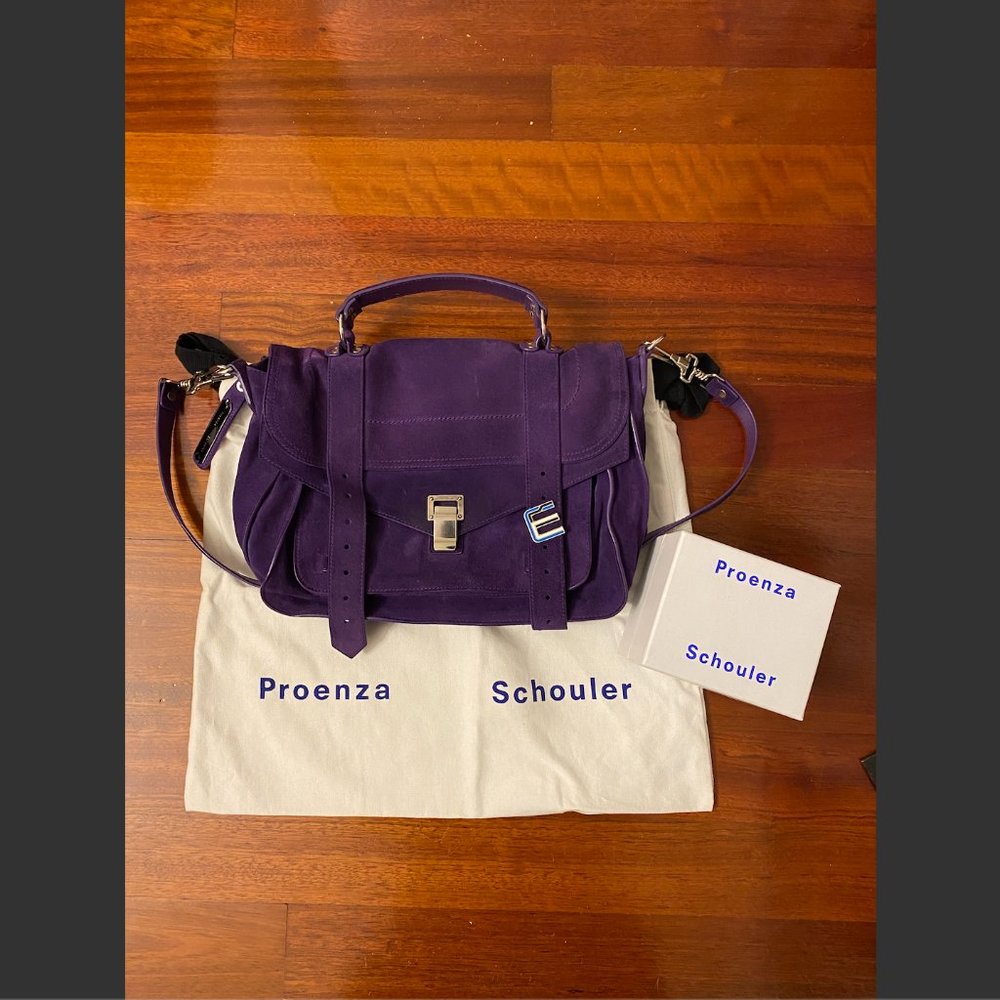 Proenza Schouler Medium PS1 Suede Crossbody Bag